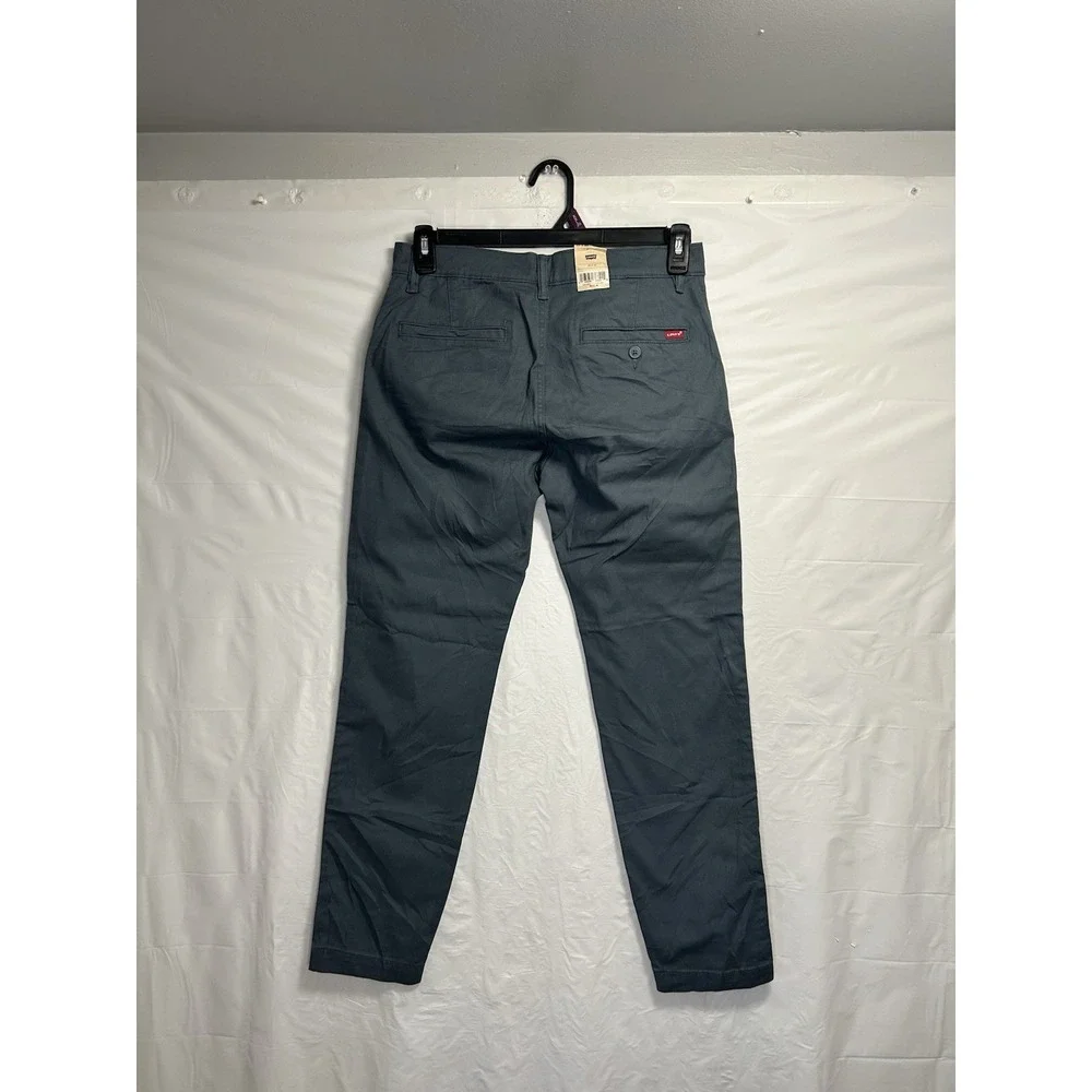 New Levi's XX Chino Standard Taper‎ Pants Men's 29x30 Blue Stretch Casual Twill